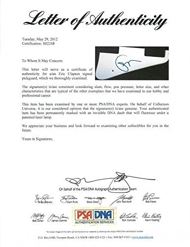 Eric Clapton Authentic Signed Electric Guitar Autographed PSA/DNA #S02248