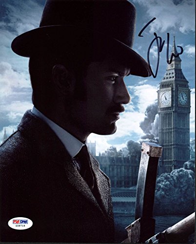 Jude Law Sherlock Holmes Authentic Signed 8X10 Photo Autographed PSA/DNA #Z58718