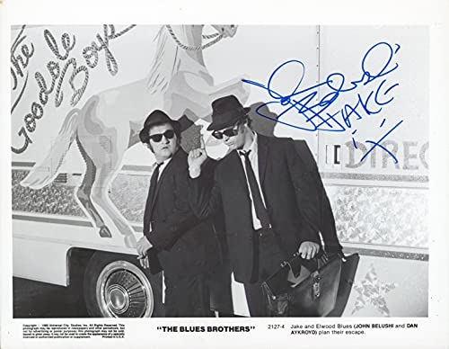 John Belushi The Blues Brothers Authentic Signed 8x10 B&W Photo JSA #XX10606