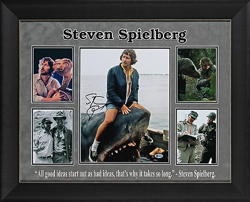 Jaws Steven Spielberg Authentic Signed 11x14 Framed Photo BAS #D43208