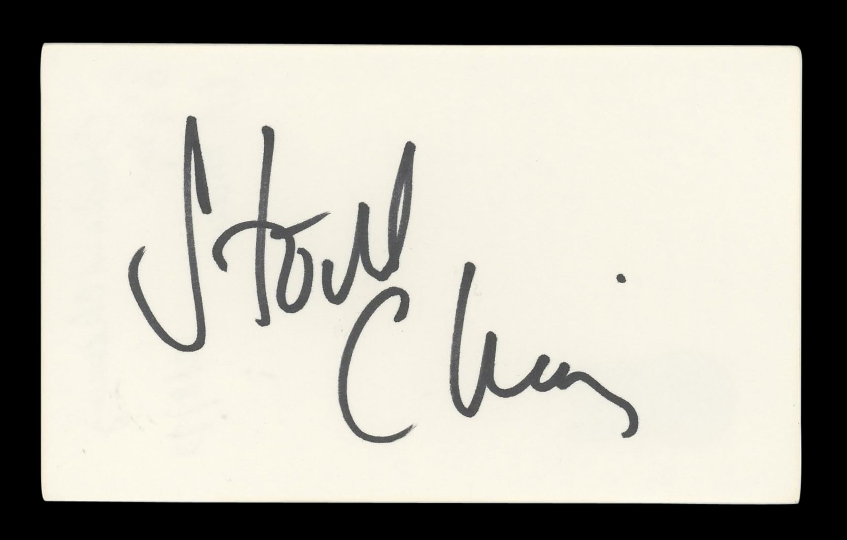 Stockard Channing Grease Signed 3x5 Index Card Autographed BAS #AD70242