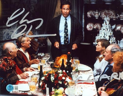 Chevy Chase Christmas Vacation "Clark" Authentic Signed 8x10 Photo BAS #1W377493