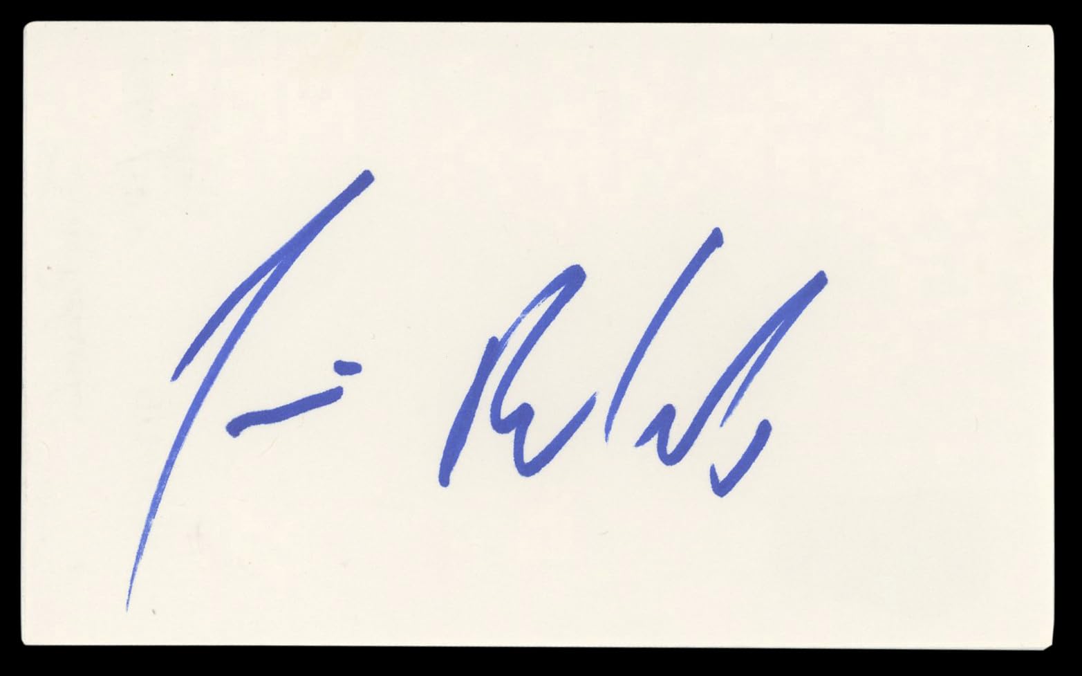 Jim Belushi Red Heat Authentic Signed 3x5 Index Card Autographed BAS #BM56932