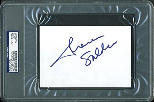 Theresa Saldana Authentic Signed 4X6 Index Card Autographed PSA/DNA Slabbed