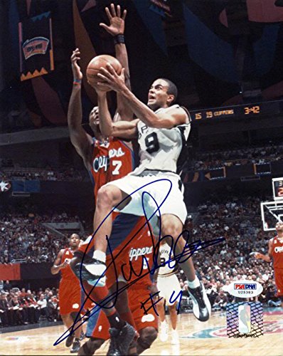 Spurs Tony Parker Signed Authentic 8X10 Photo Autographed PSA/DNA #U25383