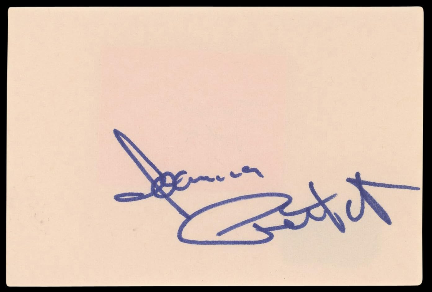 Joanne Pettit Shades of a Killer Authentic Signed 3x4.5 Index Card BAS #BL98898