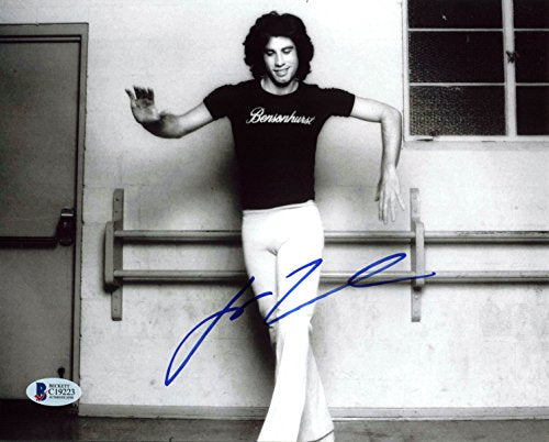 John Travolta Saturday Night Fever Authentic Signed 8X10 Photo BAS #C19223