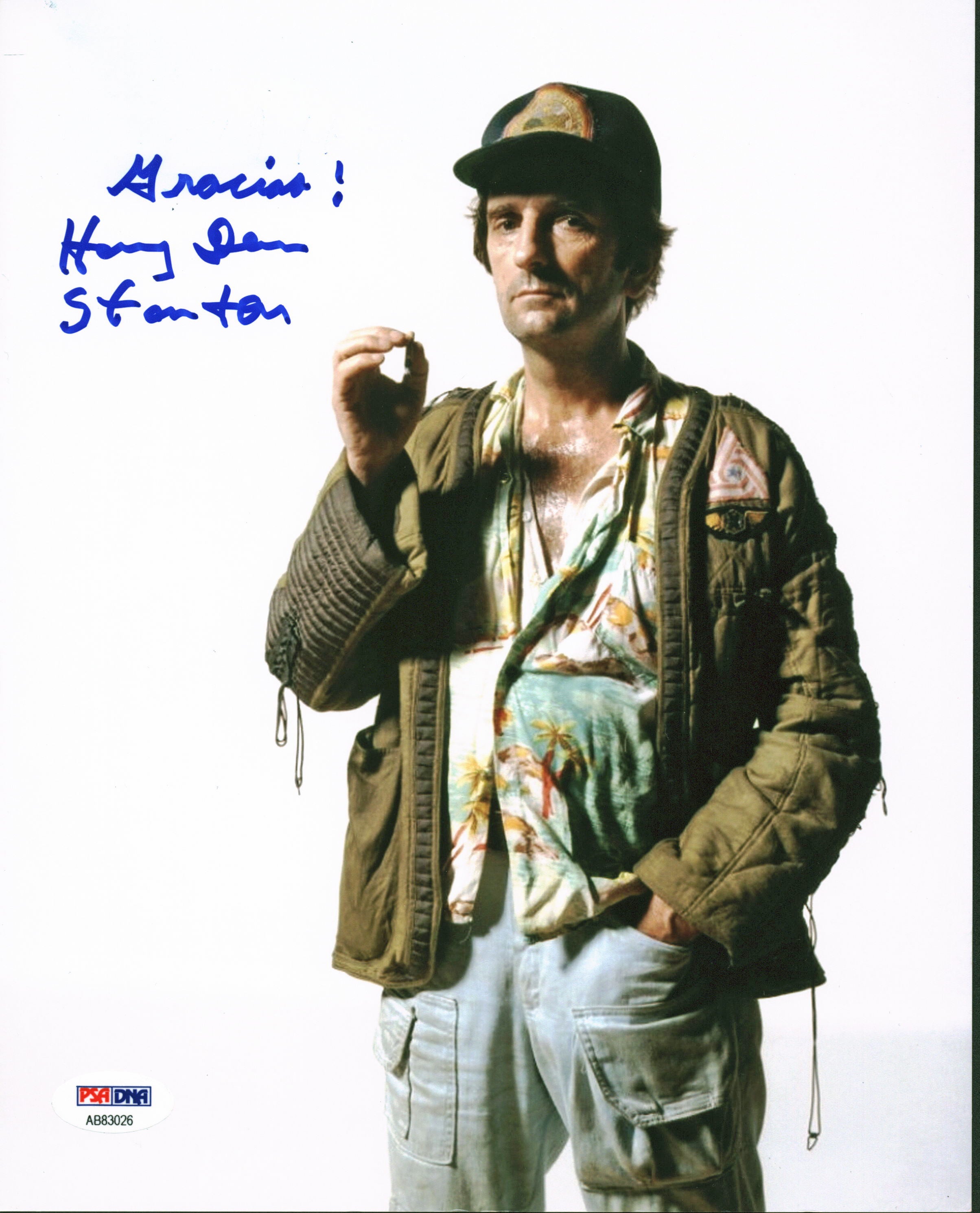 Harry Dean Stanton Alien "Gracias" Authentic Signed 8x10 Photo PSA/DNA #AB83026