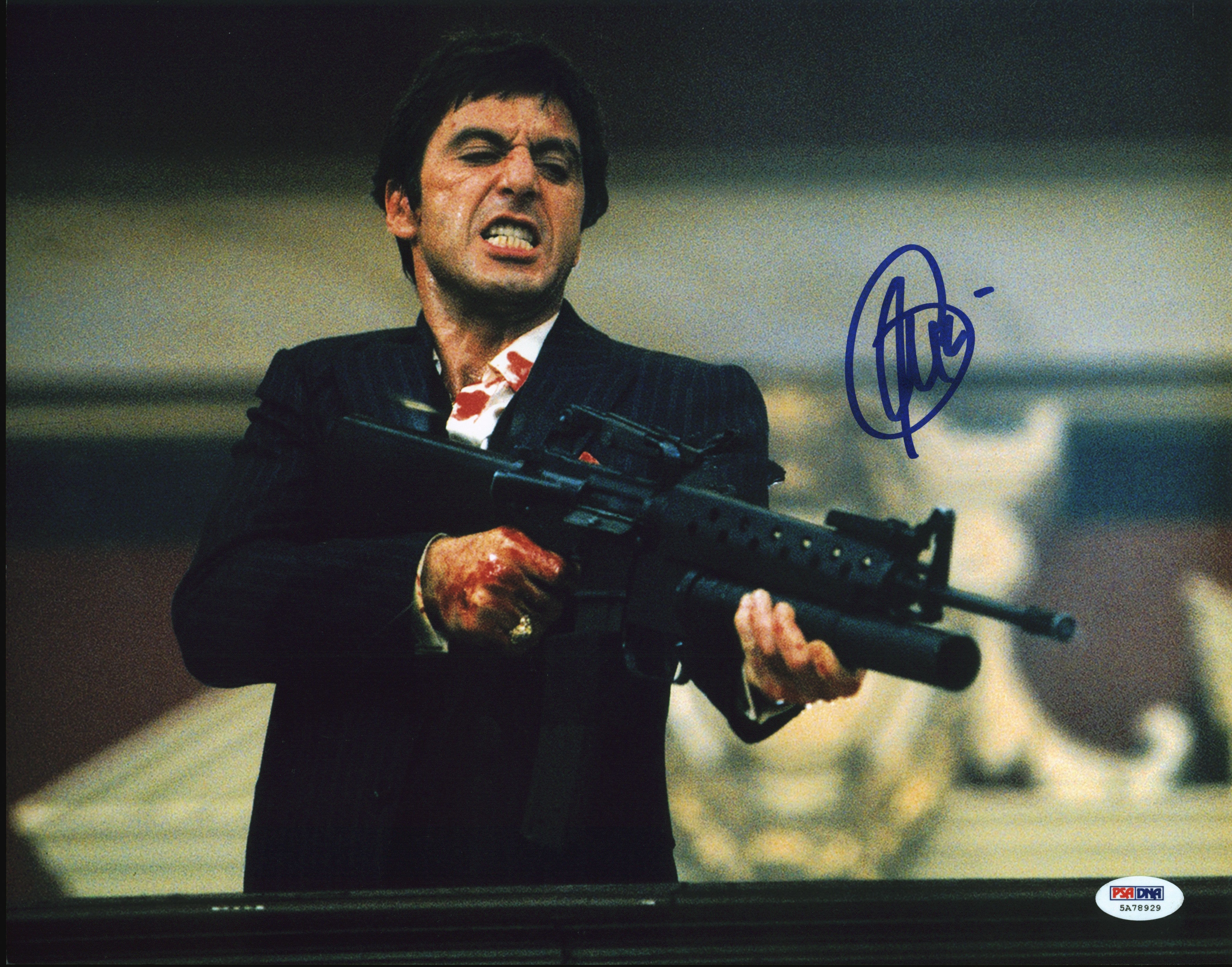 Al Pacino Scarface Authentic Signed 11x14 Horizontal Photo Auto 10! PSA Itp 3