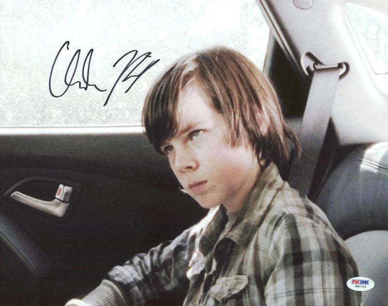 Chandler Riggs The Walking Dead Signed Authentic 11X14 Photo PSA/DNA #W80744