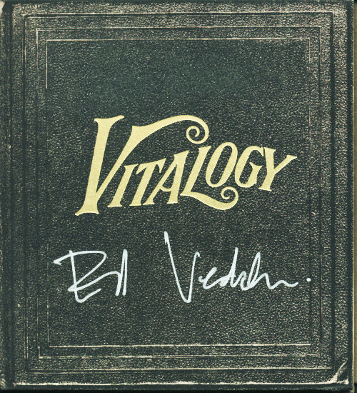 Eddie "Ed" Vedder Signed Vitalogy Cd Cover W/ Cd Auto Graded 10! PSA/DNA #U01319