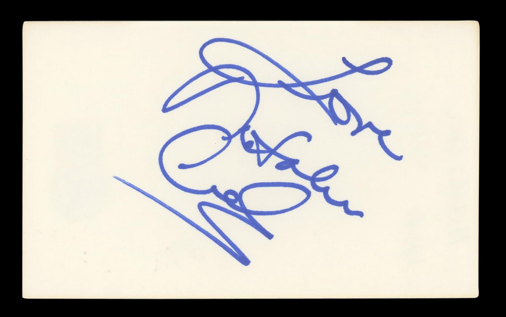 Natalie Cole "Love" Authentic Signed 3x5 Index Card Autographed BAS #BL96707