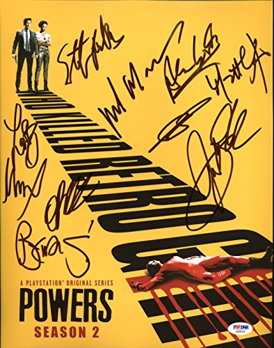Powers (Logan Browning, Michael Madsen +9) Signed 11X14 Photo PSA/DNA #AB08262