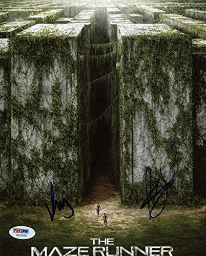 Maze Runner (2) Kaya Scodelario & Will Poulter Signed 8X10 Photo PSA/DNA #X12283