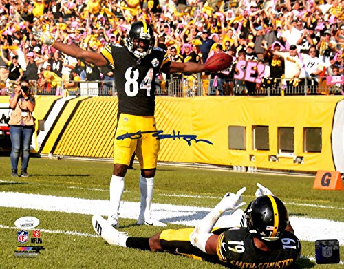 Steelers Antonio Brown Authentic Signed 11x14 Photo JSA Witnessed