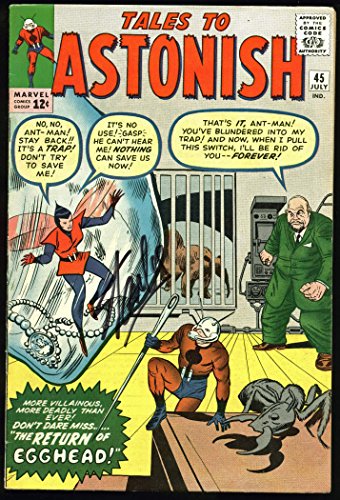 Stan Lee Authentic Signed Tales To Astonish #45 Comic Book PSA/DNA #Z05339