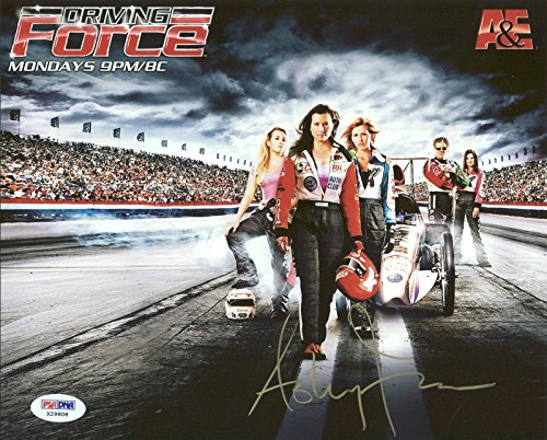 Ashley Force NHRA Drag Racing Signed Authentic 8X10 Photo PSA/DNA #X29808