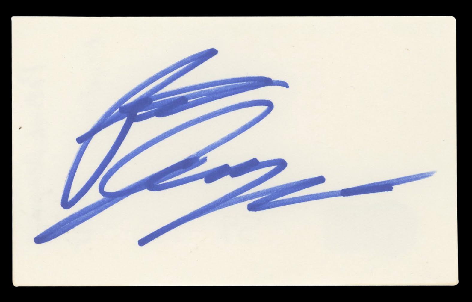Patrick Dempsey Grey's Anatomy Authentic Signed 3x5 Index Card BAS #BL98497