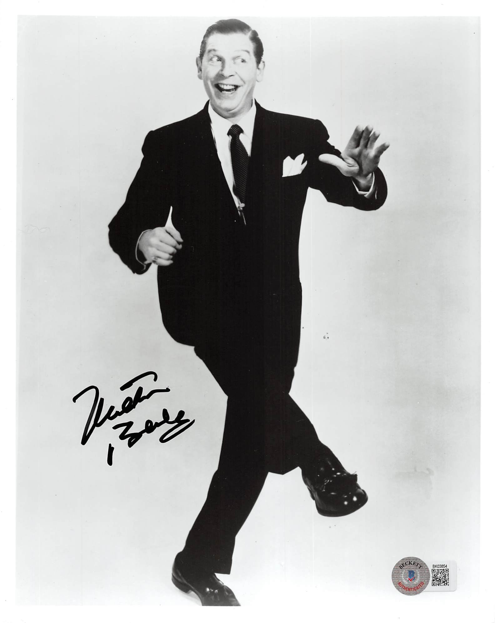 Milton Berle Texaco Star Theater Authentic Signed 8x10 Photo BAS #BK03854