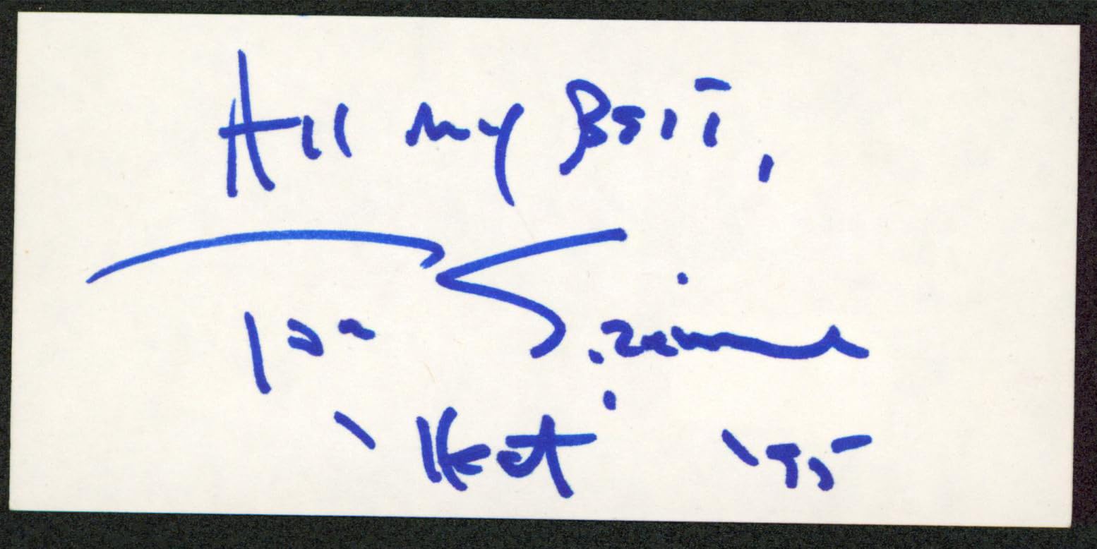 Tom Sizemore Saving Private Ryan Signed 2.25x5 Cut Signature BAS #AD70357