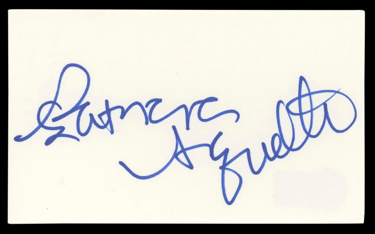 Patricia Arquette Medium Authentic Signed Index Card Autographed BAS #BM56929