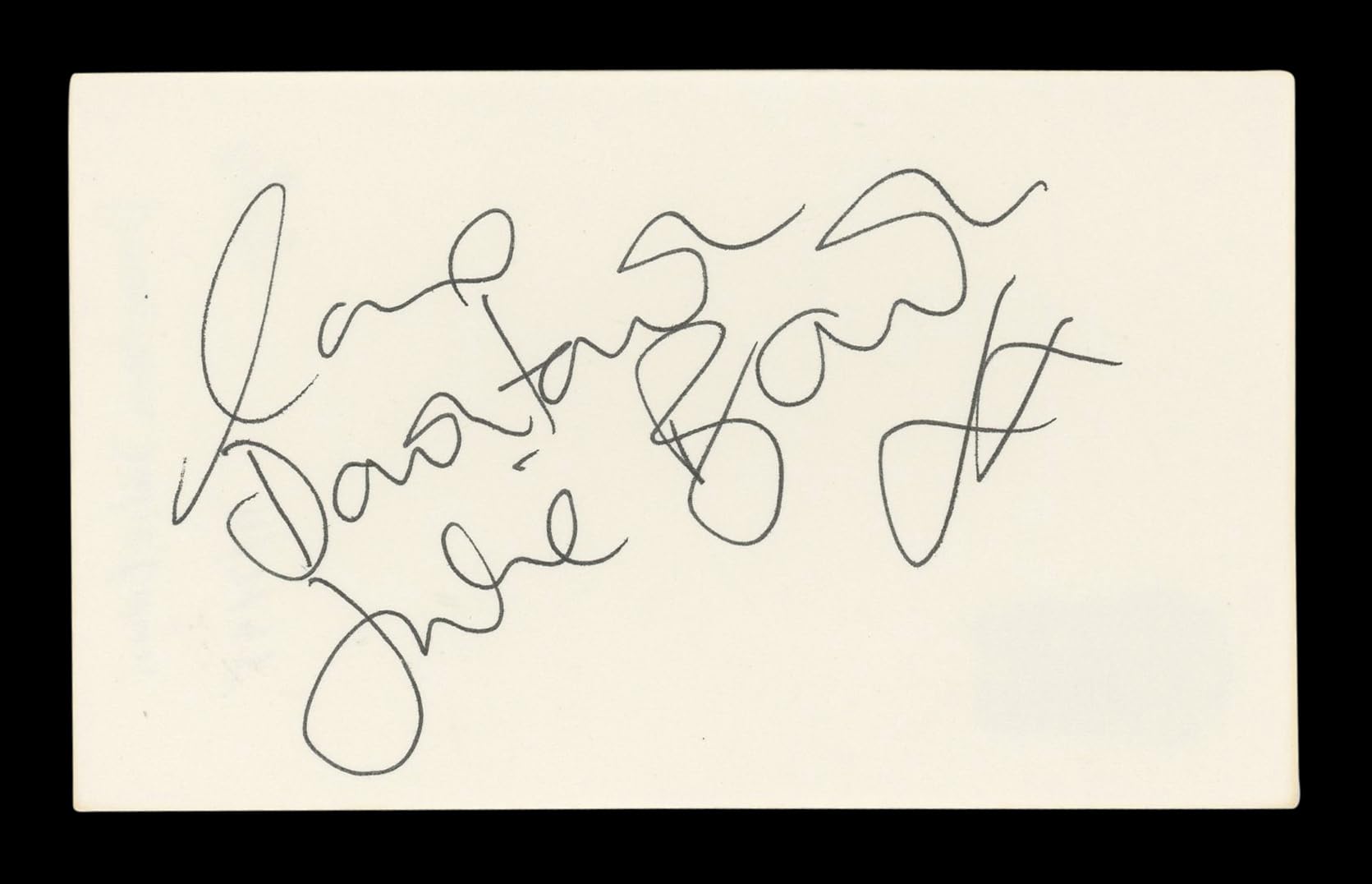 Downtown Julie Brown Spy Hard "Love Downtown" Signed 3x5 Index Card BAS #AD70126