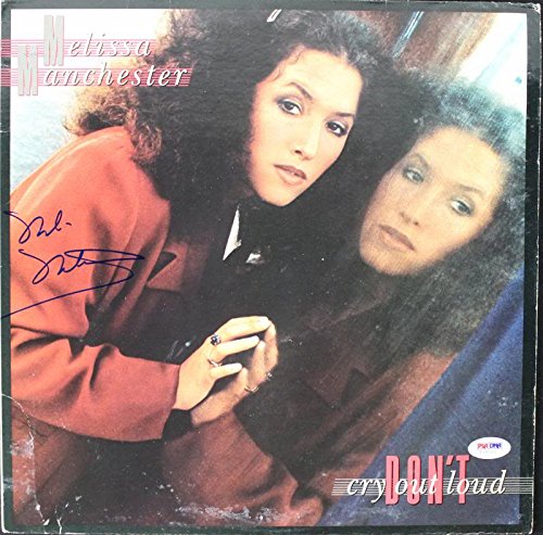 Melissa Manchester Dont Cry Out Loud Signed Album Cover W/ Vinyl PSA/DNA #V16021