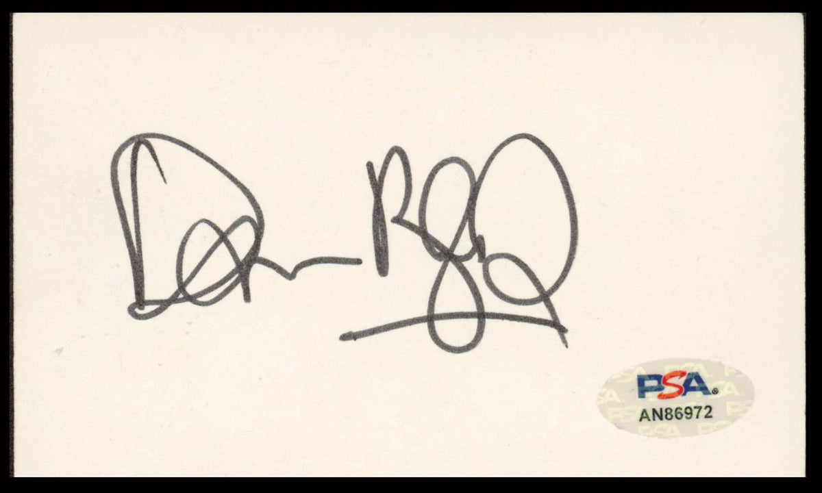 Dan Aykroyd Ghostbusters Authentic Signed 3x5 Index Card PSA/DNA #AN86972