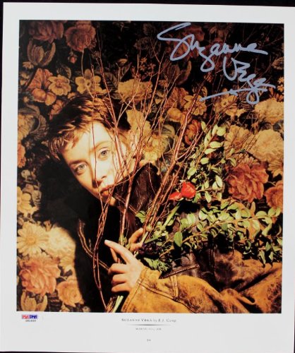 Suzanne Vega Authentic Signed 11.5X13.5 Magazine Page Photo PSA/DNA #I81925