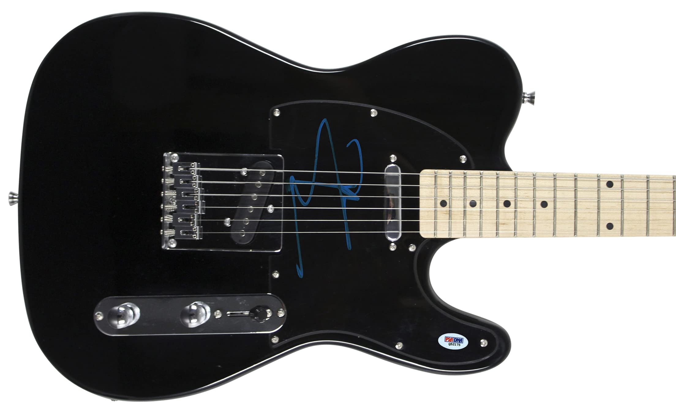 Pete Townshend The Who Authentic Signed Black Electric Guitar PSA/DNA #Q52175