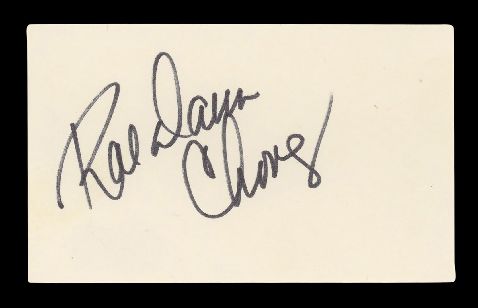Rae Dawn Chong Commando Authentic Signed 3x5 Index Card Autographed BAS #BM57044