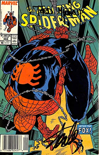 Stan Lee & Todd McFarlane Signed The Amazing Spider-Man #304 Comic BAS #E35335