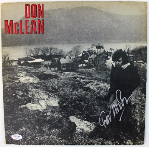 Don Mclean The Rainbow Collection Signed Album Cover W/ Vinyl PSA/DNA #S80810