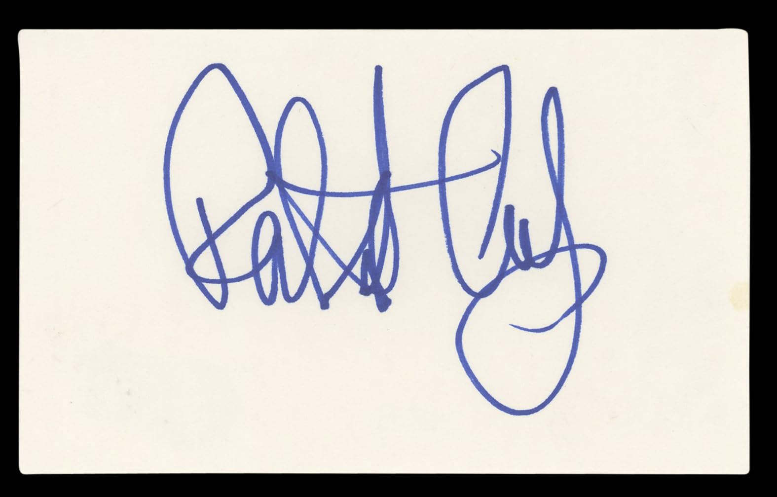 Robert Culp I Spy Authentic Signed 3x5 Index Card Autographed BAS #BL96788