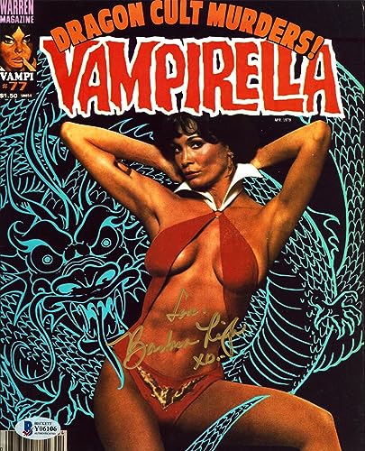 Barbara Leigh Vampirella "Love XO" Authentic Signed 8x10 Sexy Photo BAS #Y06106