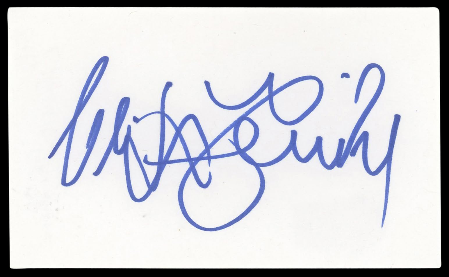 Cliff Emmich Payday Authentic Signed 3x5 Index Card Autographed BAS #BL98915