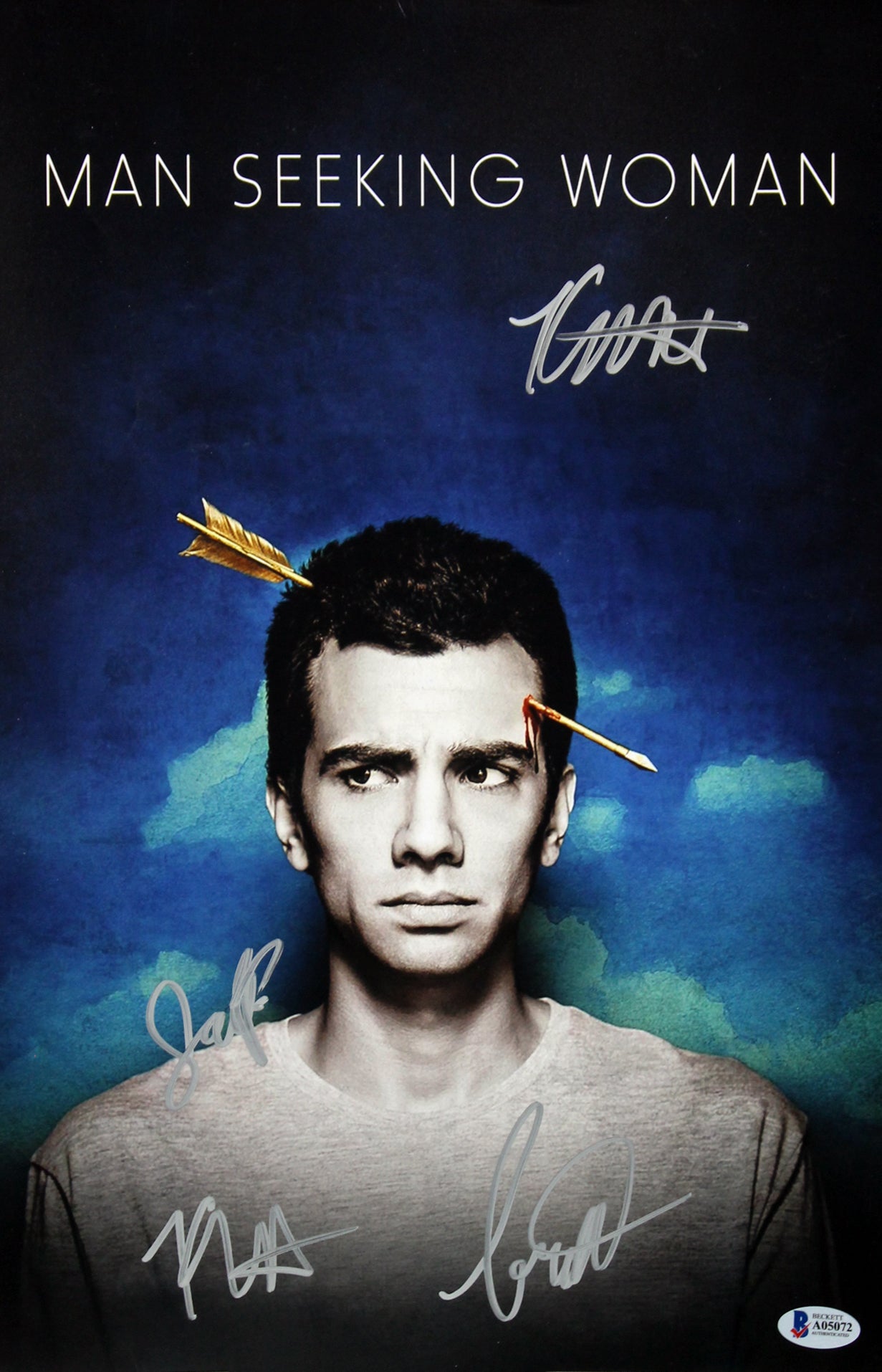 Man Seeking Woman (4) Barachel, Findlay, Lower Signed 11x17 Photo BAS #A05072