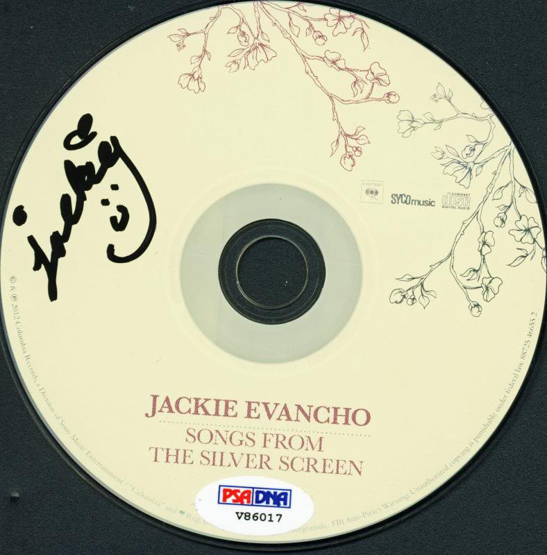 Jackie Evancho Authentic Signed Songs From The Silver Screen Cd PSA/DNA #V86017