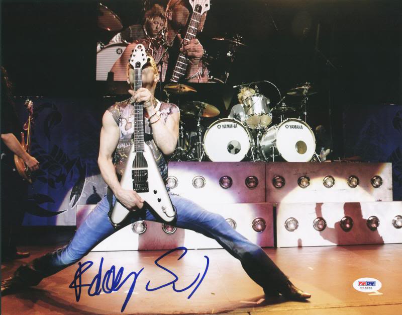 Rudolf Schenker Scorpions Signed Authentic 11X14 Photo PSA/DNA #U52858