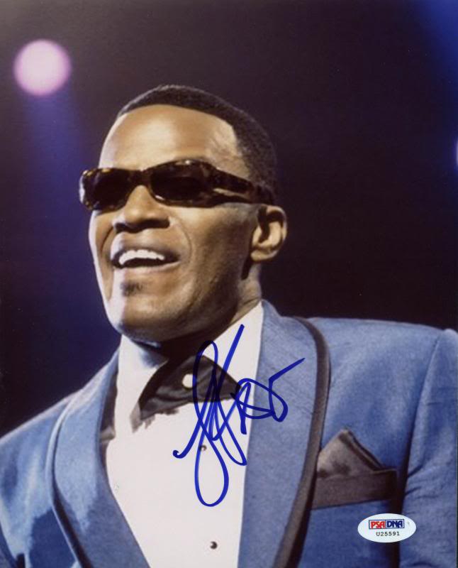 Jamie Foxx Ray Signed Authentic 8X10 Photo Autographed PSA/DNA #U25591