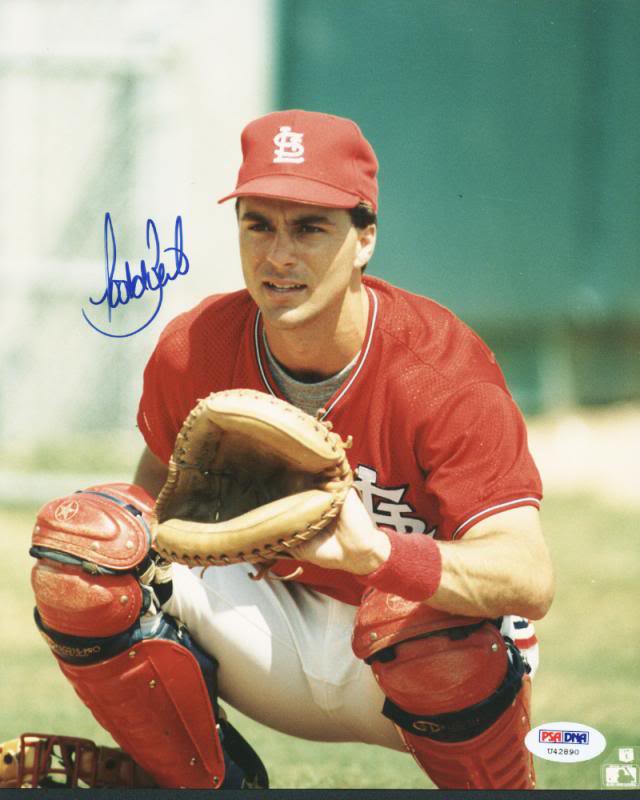 Cardinals Todd Zeile Signed Authentic 8X10 Photo Autographed PSA/DNA #U42890