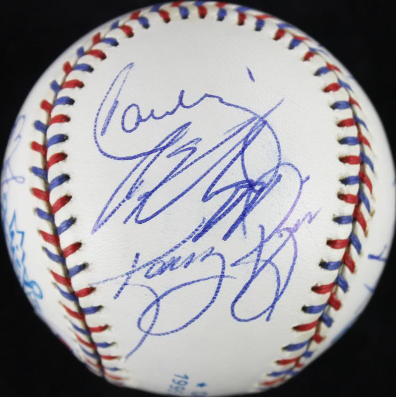 1995 Al All Stars (13) Signed  OML 95 Asg Baseball Boggs Johnson PSA/DNA #U03044