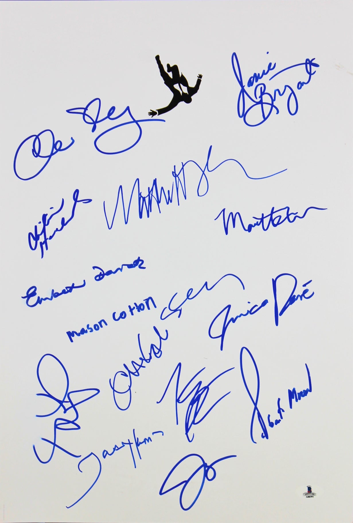 Mad Men Cast (14) Hendricks, Stanley, Slattery Signed 12x18 Photo BAS #A00391