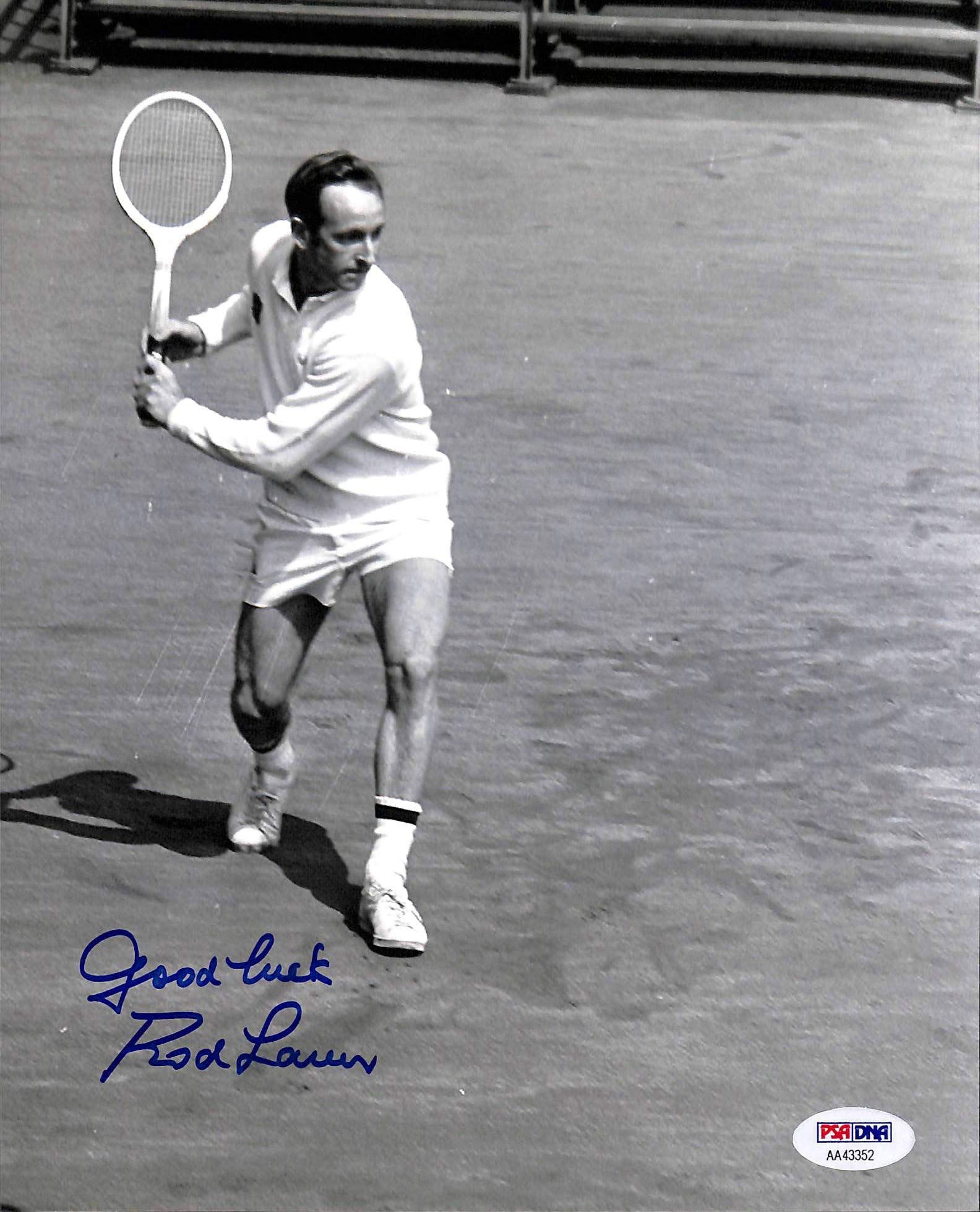 Rod Laver Tennis Authentic Signed 8x10 Photo Autographed PSA/DNA #AA43352