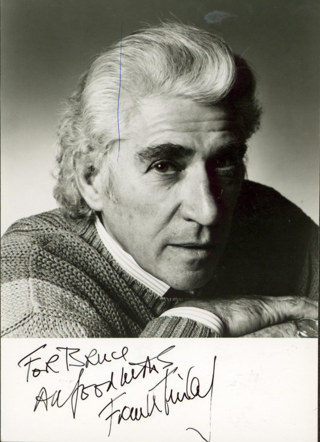 Frank Finlay Lifeforce For Bruce Authentic Signed 4x6 Photo BAS #BM03259
