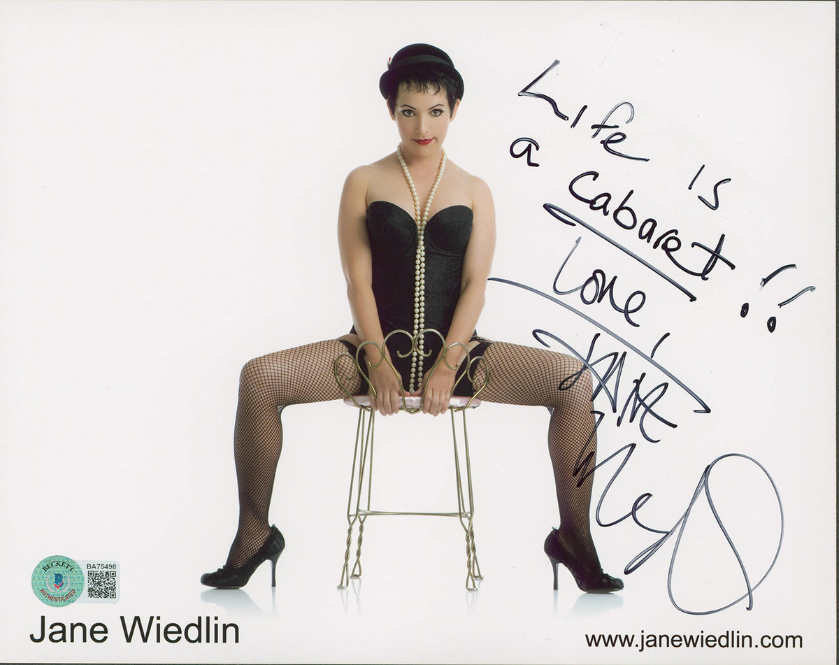 Jane Wiedlin "Life Is A Caberet" Authentic Signed 8x10 Sexy Photo BAS #BA75498