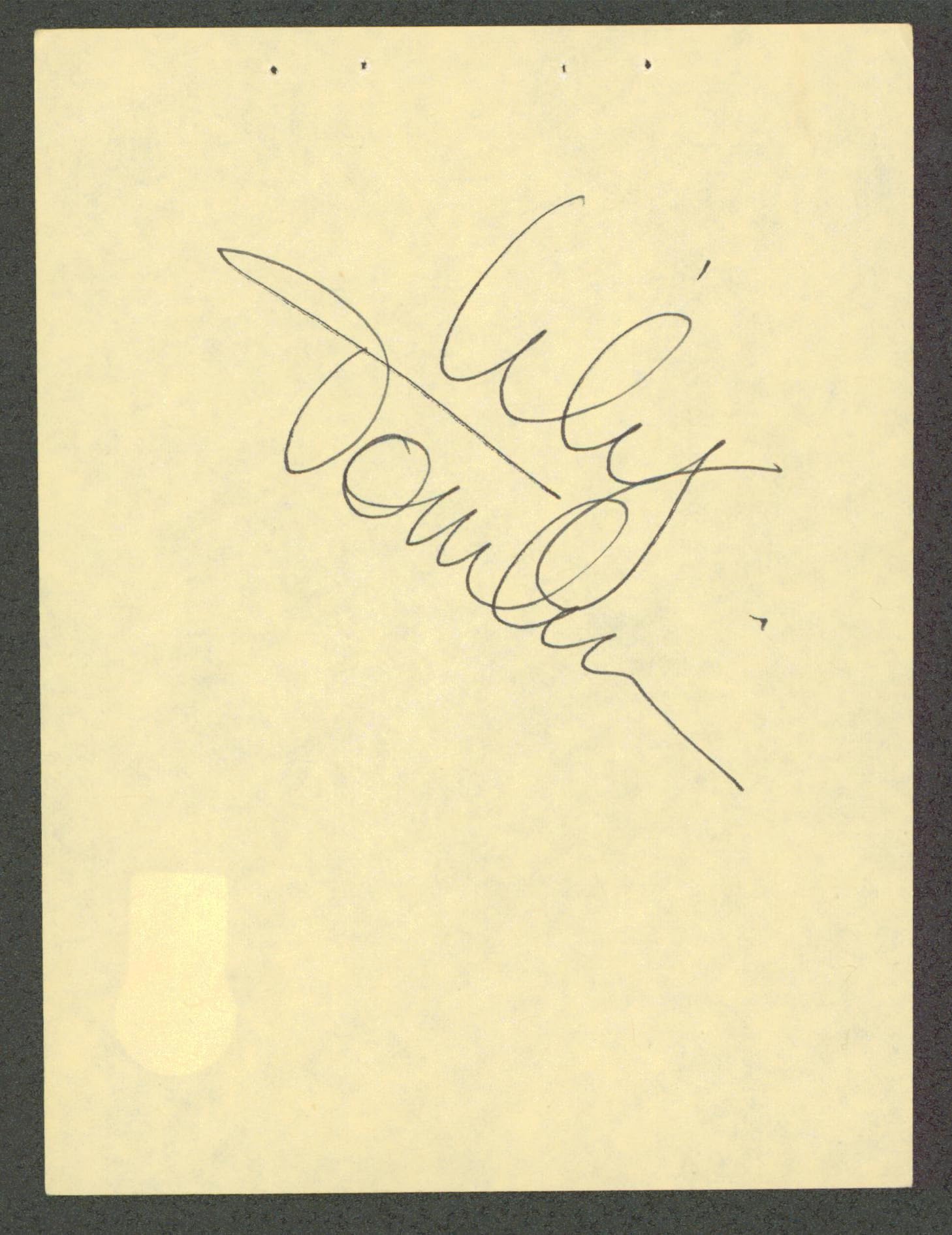 Lily Tomlin 9 to 5 Authentic Signed 4.5x6 Cut Signature Autographed BAS #BN29246