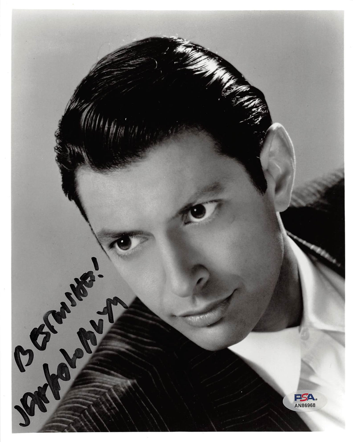 Jeff Goldblum Jurassic Park "Best Wishes!" Signed 8x10 Photo PSA/DNA #AN86968