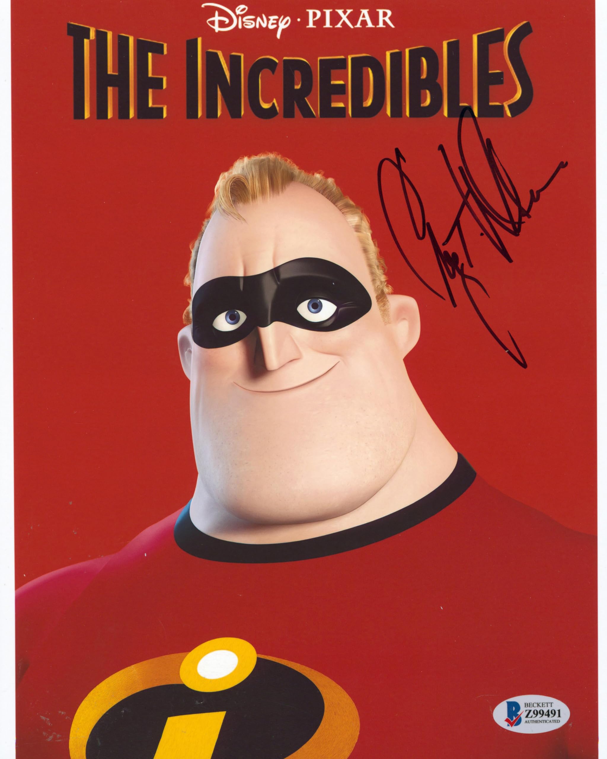 Craig T. Nelson The Incredibles Authentic Signed 8x10 Photo BAS #Z99491