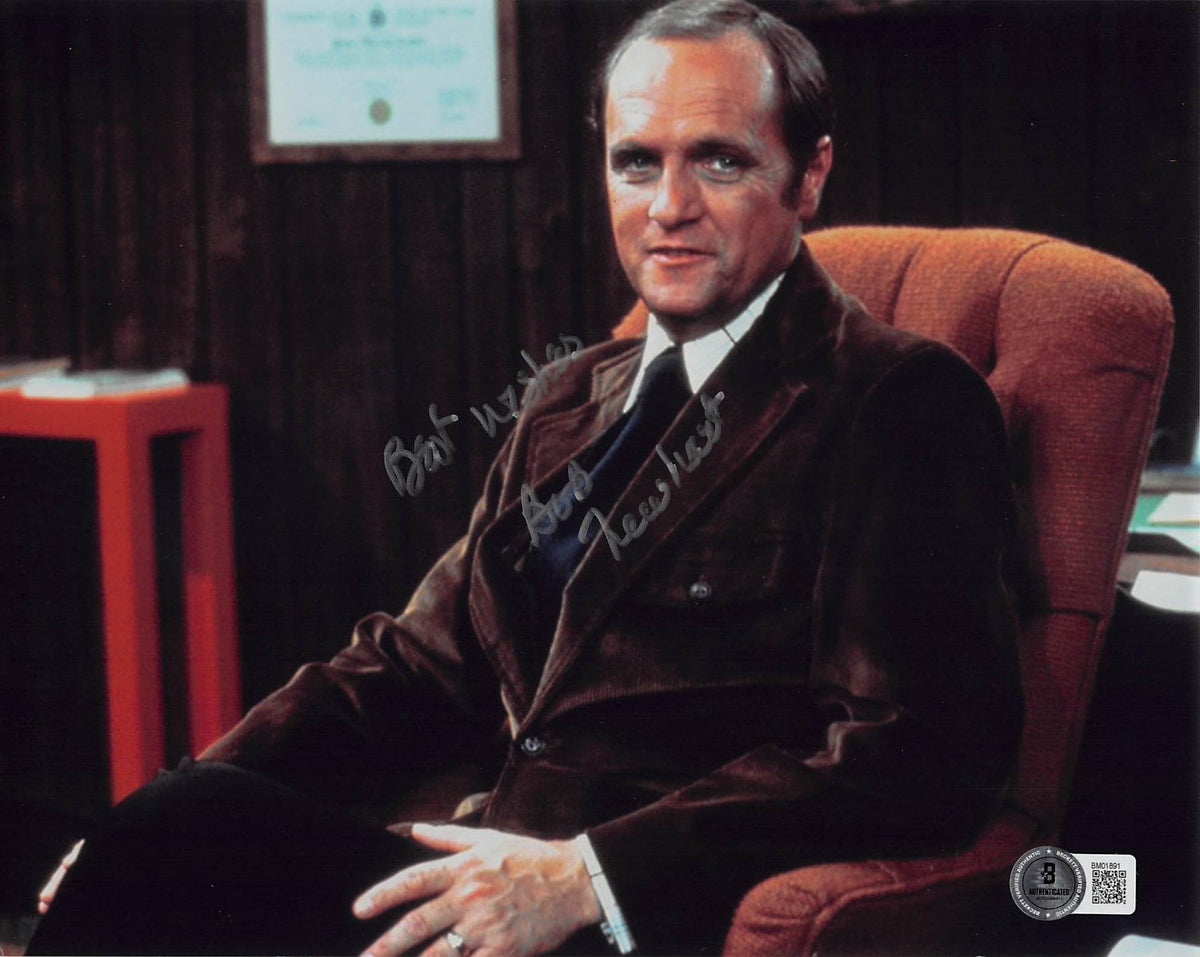 Bob Newhart The Bob Newhart Show "Best Wishes" Signed 8x10 Photo BAS #BM01891
